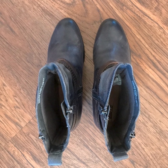 Earth Spruce Dark Grey Leather Ankle Boots Size 8/8.5 - Picture 8 of 13